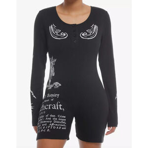 ROB ZOMBIE WITCHCRAFT RIBBED ROMPER